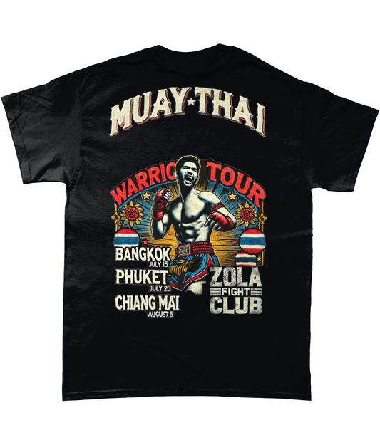 Muay Thai Warrior Tour Graphic T shirt